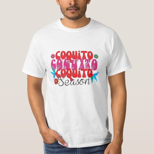 Camiseta Coquito Season, dia nacional do coquito (Frente)