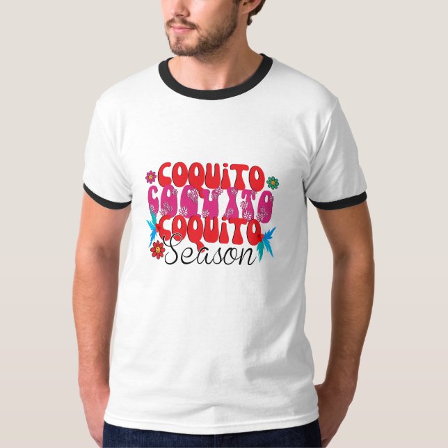 Camiseta Coquito Season, dia nacional do coquito (Frente)