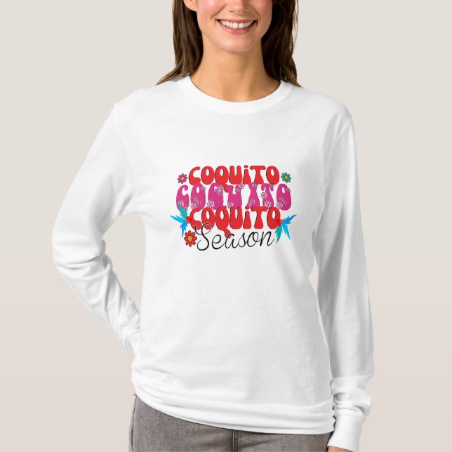 Camiseta Coquito Season, dia nacional do coquito (Frente)
