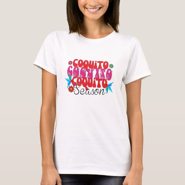 Camiseta Coquito Season, dia nacional do coquito (Frente)