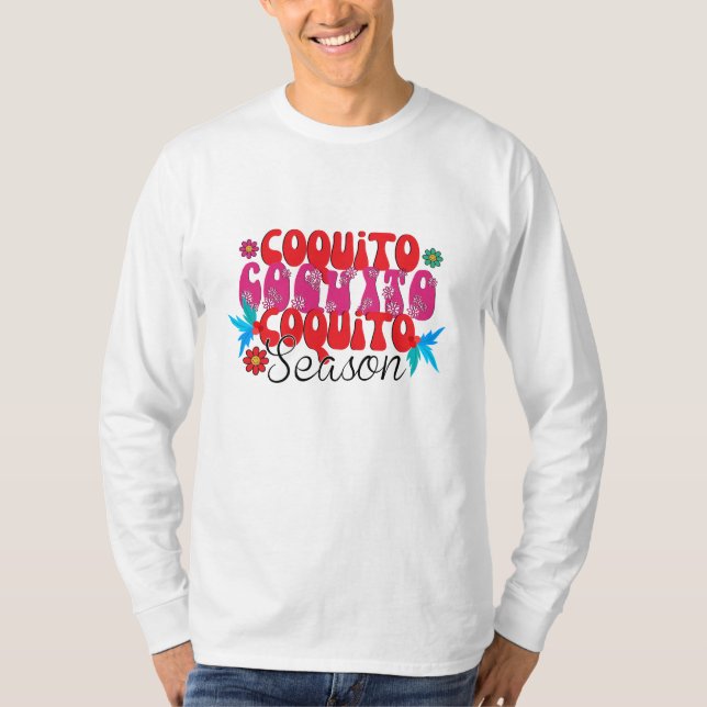 Camiseta Coquito Season, dia nacional do coquito (Frente)