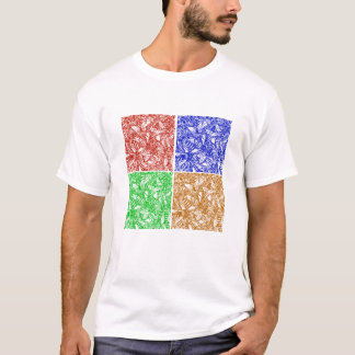 Camiseta Cor Colorida Debaixando