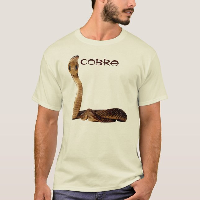 Camiseta Cor completa da COBRA pronta para morder (Frente)