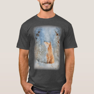 Camiseta Cor da água Winter Fo Scense Natal
