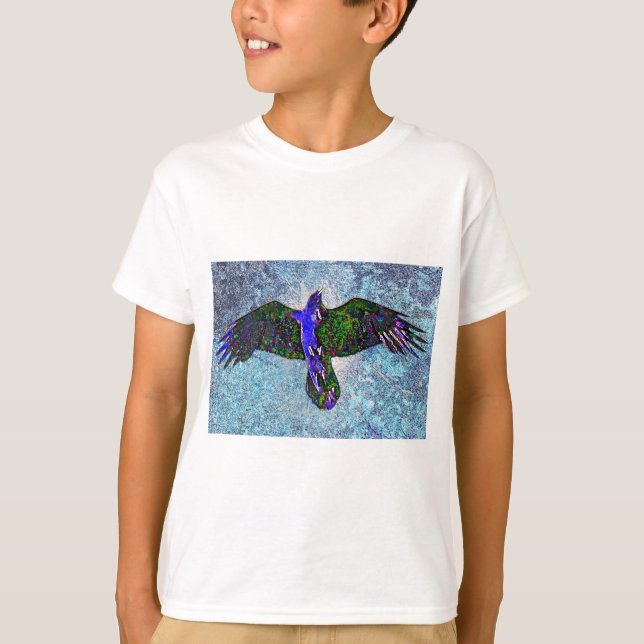 Camiseta Cor da Cor em Azul (Frente)