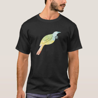 Camiseta Cor de água Tui do arco-íris