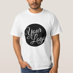 Camiseta Cor de fundo personalizada Moderna Adicionar seu l