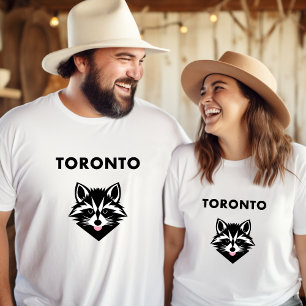 Camiseta Cor-de-luz engraçada - Mocking Toronto Raccoon