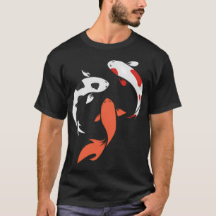 Camiseta Cor de Peixe Japonês