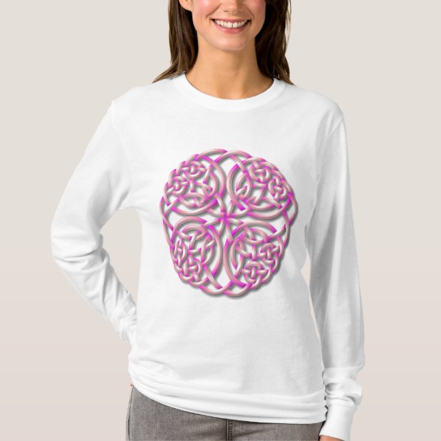 Camiseta Cor-de-rosa (Frente)