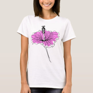 Camiseta Cor-de-rosa
