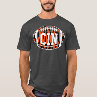 Camiseta Cor-de-rosa com faixa CIN branca