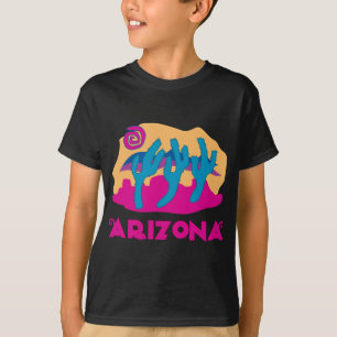 Camiseta Cor-de-rosa do deserto arizona