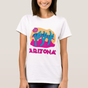 Camiseta Cor-de-rosa do deserto arizona