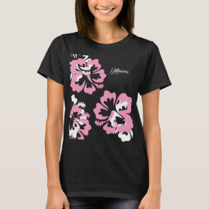 Camiseta Cor-de-rosa do Hibiscus