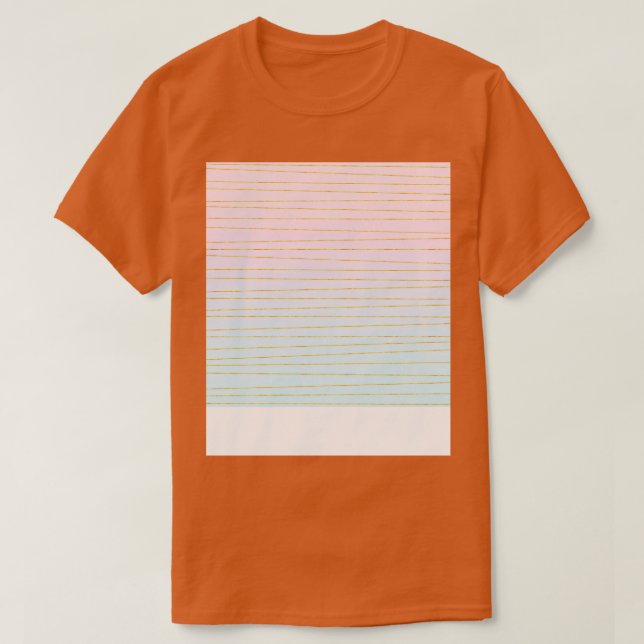 Camiseta Cor-de-rosa elegante (Frente do Design)