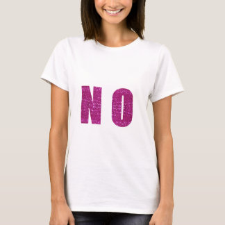 Camiseta cor-de-rosa sequenciado