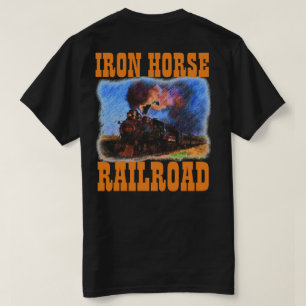 CAMISETA COR DO CAVALO DE FERRO RALROAD