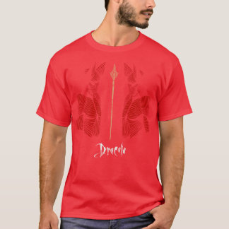 Camiseta Cor do Dracula Bram Stoker Vlad