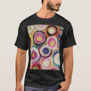 Camiseta Cor do gradiente, fundo de textura áspera.