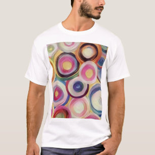 Camiseta Cor do gradiente, fundo de textura áspera.