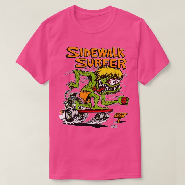 Camiseta Cor do Surfer da Sidewalk (Frente do Design)