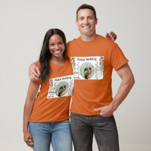 Camiseta Cor do Texas Laranja Casamento Casal Legal Simpáti