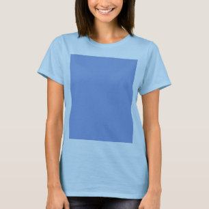 Camiseta Cor dos azul-céu