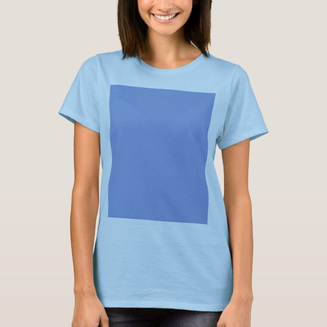 Camiseta Cor dos azul-céu (Frente)