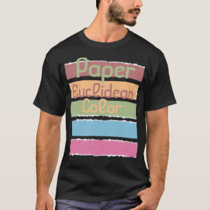 Camiseta Cor Euclidiana do Papel