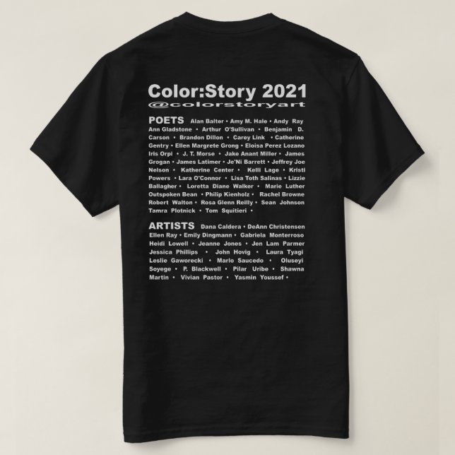 Camiseta Cor:História T (Verso do Design)
