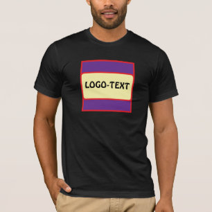 Camiseta Cor Personalizada de Logotipo Mistura