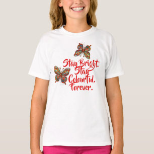 CAMISETA COR PRESENTE MODERNO COLORIDO ESPECIAL FILHA IRMÃ
