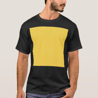Camiseta Cor Sólido Amarelo Tropical