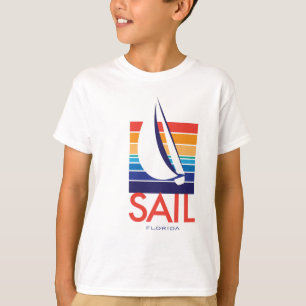 Camiseta Cor Square_SAIL Florida do barco
