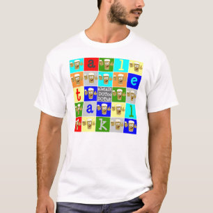 Camiseta cor t do URL do aletalk multi