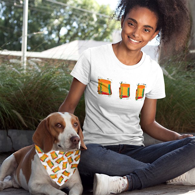 Camiseta Cor Verde Laranja (Criador carregado)