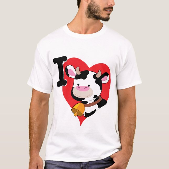 Camiseta coração 200 da vaca (Frente)