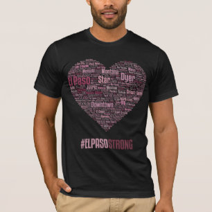 Camiseta Coração 2019 de El Paso - t-shirt da obscuridade