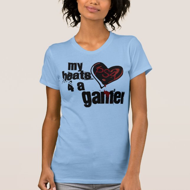 CAMISETA CORAÇÃO 4 UM GAMER (Frente)