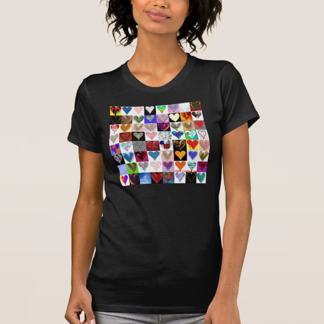 Camiseta Coração 64 em um t-shirt (Frente)
