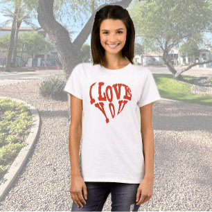 Camiseta Coração Adorável