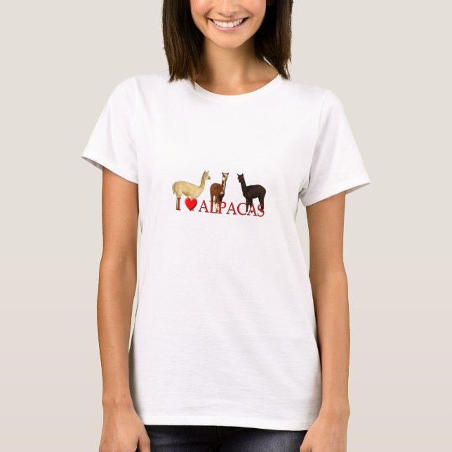 Camiseta "Coração" Alpacas (Frente)