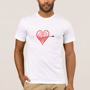 Camiseta Coração alvo com seta