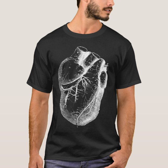 Camiseta Coração anatômica correto (Frente)