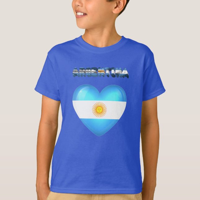 Camiseta Coração argentino (Frente)