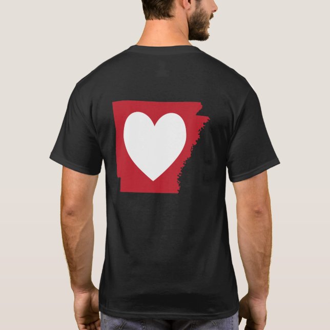 Camiseta Coração Arkansas (Verso)