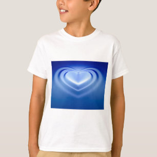 Camiseta Coração Azul