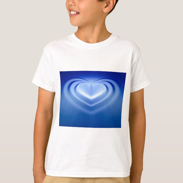 Camiseta Coração Azul (Frente)