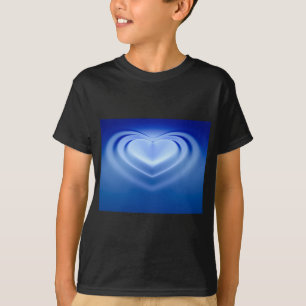Camiseta Coração Azul
